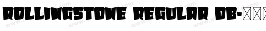 RollingStone Regular DB字体转换